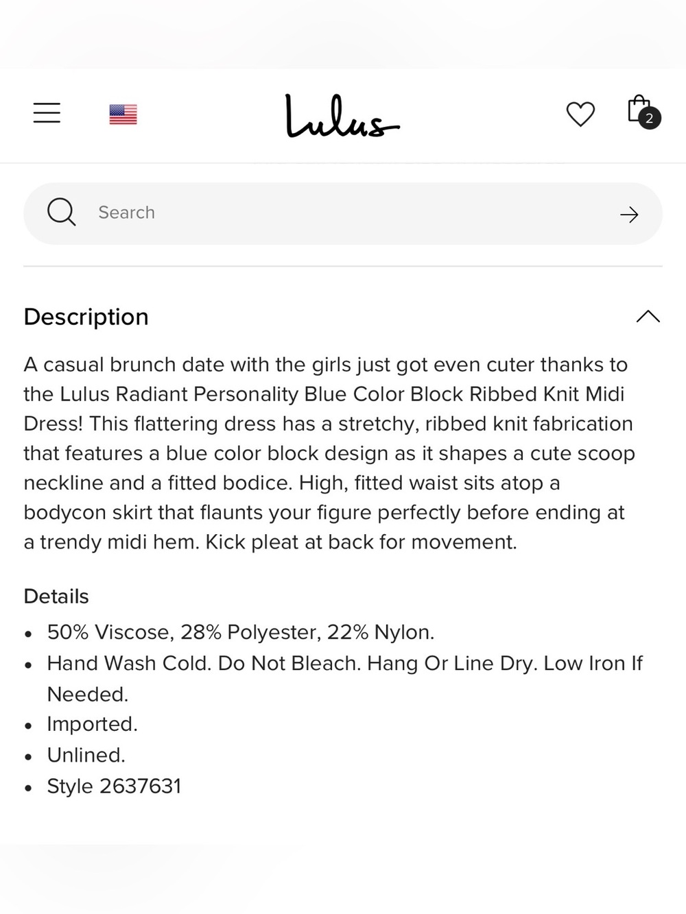 Lulu's Striped Blue Knit Dress - Picture 5 of 6